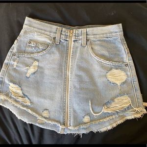 LF, Carmar, denim mini skirt